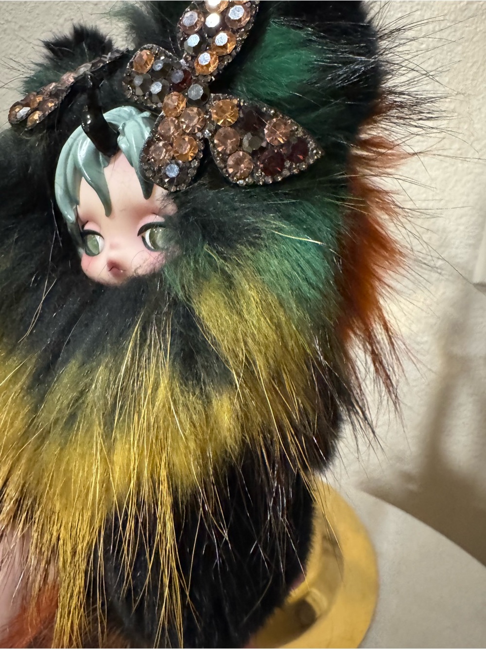 Whimsical Multi Skullpanda Bag Accessory - Picture 3 of 7